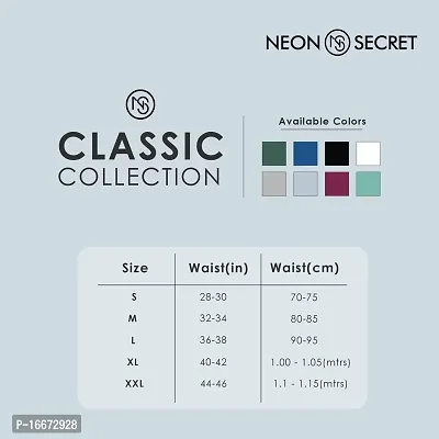 NEON SECRET Men's Underwear, Soft Antimicrobial Micro Modal Dualist Brief with Microfiber Waistband | Men Regular Solid and Classic Briefs Snug Fit-thumb5