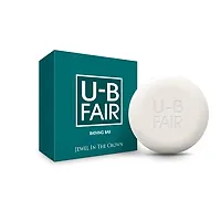 U-B Fair Exfoliating Bathing Soap - Moisturizing Bar Highly Effective for Face and Body-thumb1