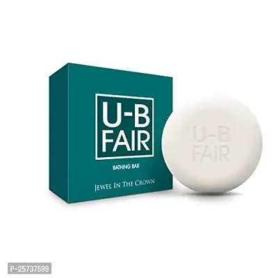 U-B Fair Exfoliating Bathing Soap - Moisturizing Bar Highly Effective for Face and Body-thumb2