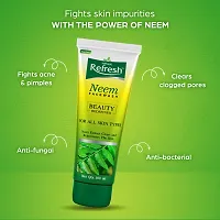 Torque Refresh Neem Face Wash for Acne  Pimples |Pure Neem Extract |Cleanses and Soothes skin| Suitable For All Skin Types 100ml (Pack of 2)-thumb2