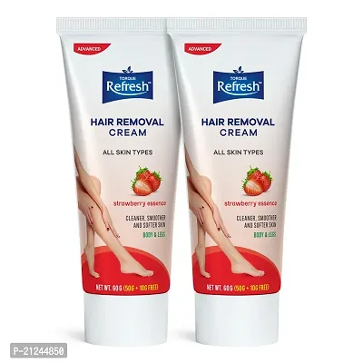 Refresh Strawberry Hair Removal Pack Of 2