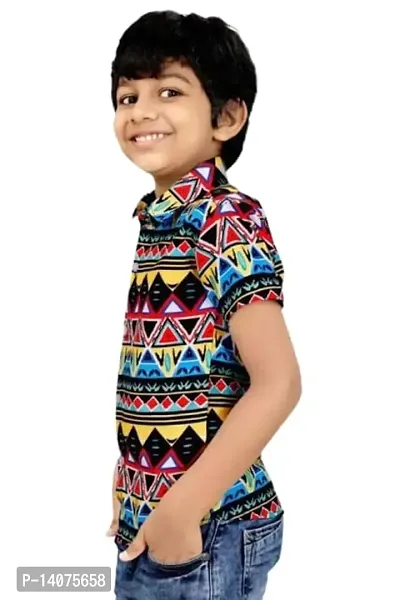 Arihant Craft Art Boy's Printed Casual Wear Shirt-thumb3