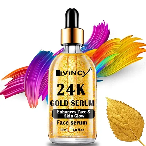 Livincy 24k luxury gold serum 24carat gold face serum Moisturizing,Anti Aging gold serum