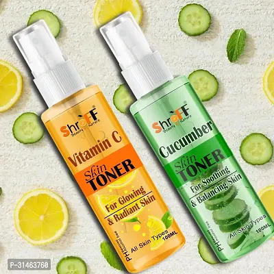 Shroff Vitamin C Toner Cucumber Toner Combo 100ml Each