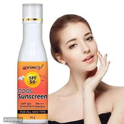 Livincy Sunscreen SPF 50 Sunscreen UVA  UVB Rays Protection-60gm-thumb0