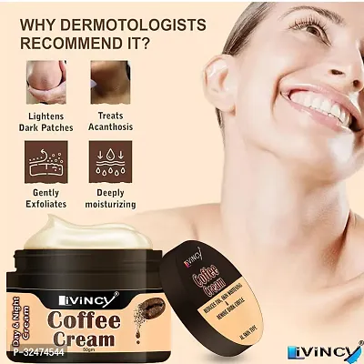 Livincy Coffee Face Cream for Face Glow, 50 Gm-thumb4