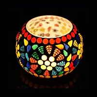 RV Art Glass Mosaic Tealight Candle Holder (Pack of 1 pic) Mosaic Candle Holder, Diwali Candle Holder, tealight Holder, Diwali Gift, Best Gift for Diwali, Diwali Decoration T25-thumb4