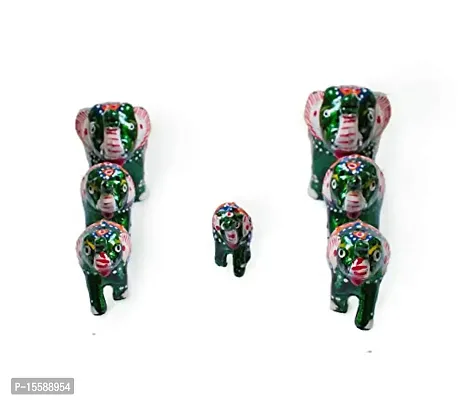 Rv_Art Handcrafted Set of 7 Elephant Decorative Showpiece Item for Girl/Boy Friend Christmas New Year