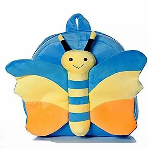 Soft Butterfly and Teddy Bear Plush Kids School Bag