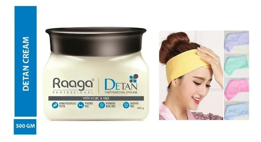 Best Selling RAAGA PROFESSIONAL De Tan With Kojic And Milk For Radiant Skin (500 G)