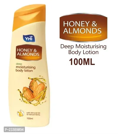Honey  Almonds Deep Moisturizing Body Lotion With Almond Oil  Natural Herbal-thumb0