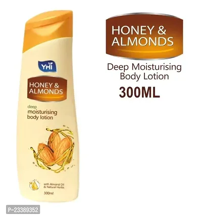 Honey  Almonds Deep Moisturizing Body Lotion With Almond Oil  Natural Herbal-thumb0