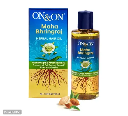 OnOn Maha Bhringraj Herbal Hair Oil 200 Ml-thumb0