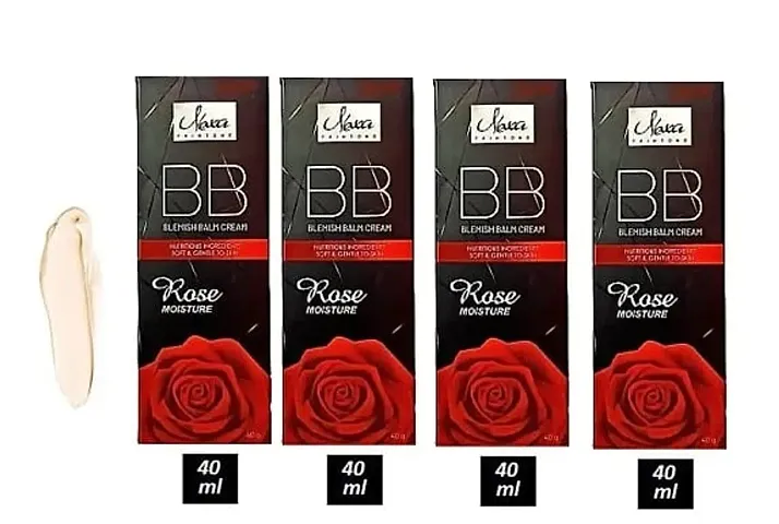 Nexa BB Cream Rose Moisture Foundation Cream (40gm), Pack Of 4