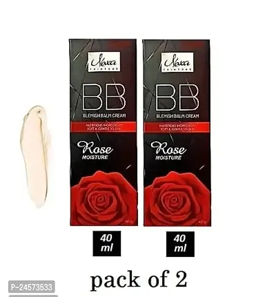 Nexa BB Cream Rose Moisture Foundation Cream (40gm), Pack Of 2-thumb0