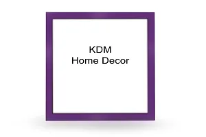 KDM HOME DECOR Photo frame 4x6 Inch Set of 2 Purple Color flexible Glass  Synthetic Wood Modern Photo Frames for Table To/Wall Hanging Stick-thumb1