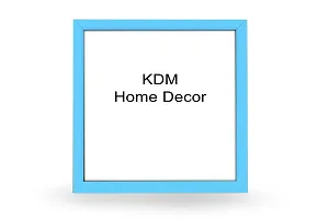 KDM HOME DECOR Photo frame 4x6 Inch Set of 2 Cyan/Sky Blue Color flexible Glass  Synthetic Wood Modern Photo Frames for Table To/Wall Hanging Stick-thumb1