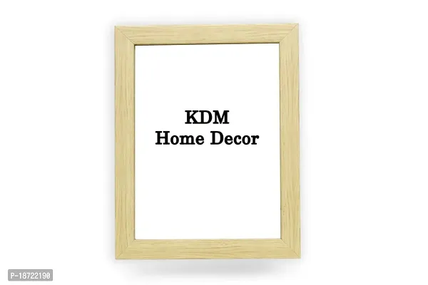 KDM Home Decor Photo Frames 2=8x10 inch set 2 Natural Wood Color Table Top/Wall Hanging-thumb2