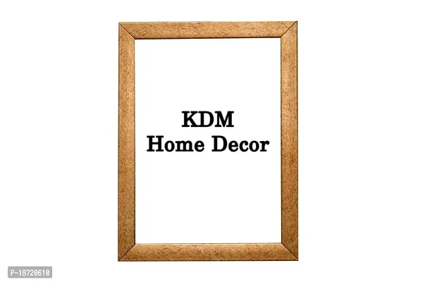 KDM HOME DECOR Photo Frames 2=8x12 inch set 2 Gold Color Table Top/Wall Hanging-thumb3