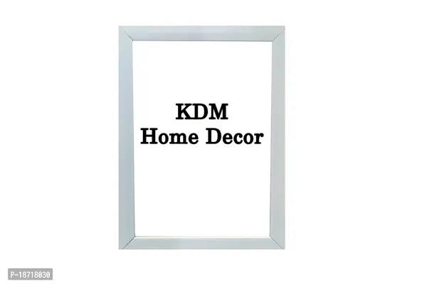 KDM HOME DECOR Photo Frames 2=8x12 inch set 2 Plain White Color Table Top/Wall Hanging 0.5 Inch-thumb3