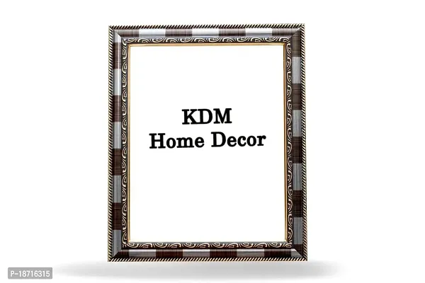 KDM HOME DECOR Photo frame 9x11 inch black  white Color Table Top/Wall Decoration Hanging-thumb5