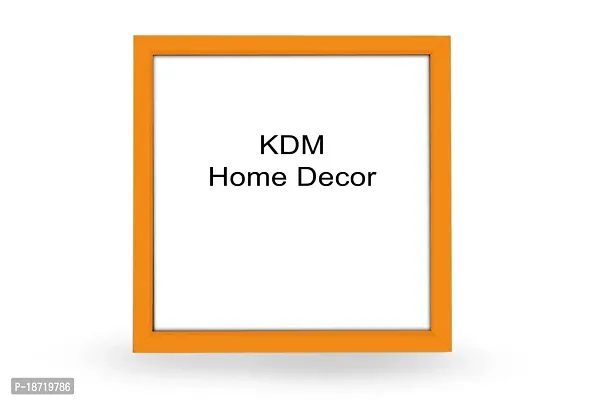 KDM HOME DECOR Photo Frames 2=6x8 inch set 2 Orange Color Table Top/Wall Hanging-thumb3