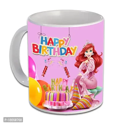 AWANI TRENDS Premium Birthday Gifts for Grilfriend Wife She Friend Girls |Happy Birthday Quoted Sash| Cushion Cover with Filler and Ceramic Mug (320 ml)-thumb3