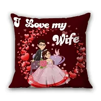 AWANI TRENDS Valentine's Day Romantic Gift Box | Cushion Cover with Vacuum Packed Microfiber Filler | Ceramic Mug and Greeting Card | Gift for Gilrfriend/Wife/She | Marriage-thumb1