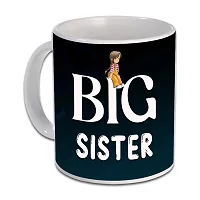 AWANI TRENDS Gift for Sister | Unique Gift Item for Sister | Beautiful Gift - Printed Cushion with Filler (12*12 Inch) | Ceramic Coffee (320 ml) | Mug Greeting Card| Keyring Combo Gifts for Birthday-thumb2