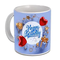 AWANI TRENDS Happy Birthday to You Gift for Girls | Gift for Birthday | Birthday Combo Gift Pack - Cushion (12 * 12 Inch)| Ceramic Mug (320 ml) Happy Birthday Quoted Sash (Pack of 3)-thumb2