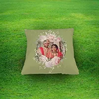 AWANI TRENDS Customized Cushion | Photos Customized with Name Cushion Cover with Microfiber Filler (12 * 12 Inch) for Birthday Anniversary or Any Special Day |Memorable  Unique Gift Pack-thumb2