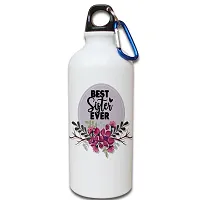 AWANI TRENDS Unique Gifts Hamper for Sister | Best Sister Ever Quoted Sipper/Water Bottle  Cushion for Sister and Keychain| Greeting Card for Girls | Birthday Mug for Sister (Multicolor)-thumb2