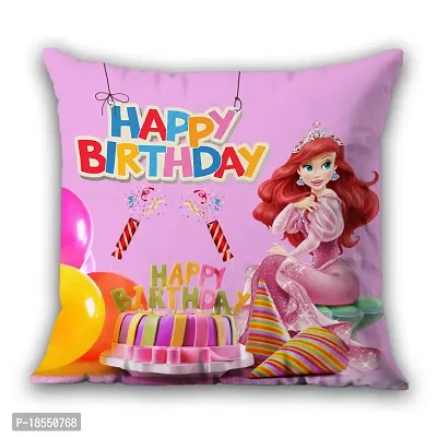 AWANI TRENDS Premium Birthday Gifts for Grilfriend Wife She Friend Girls |Happy Birthday Quoted Sash| Cushion Cover with Filler and Ceramic Mug (320 ml)-thumb2
