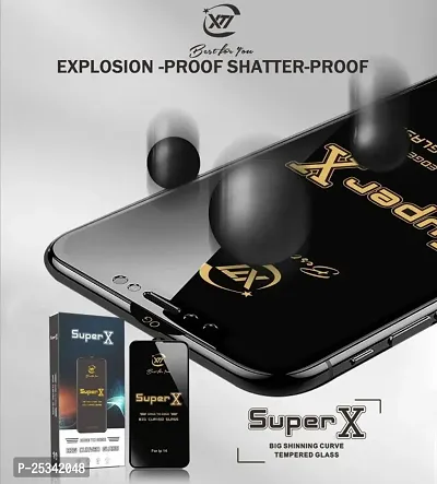 Yatch Edge To Edge Super X ESD Tempered Glass for iPhone 13 pro  with Self Installation Kit-thumb3