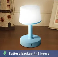 AASMA 5V DC LED Table Lamp - 4 Color Changing,Solar Rechargeable Battery, Night Lamp (Multicolor)-thumb1