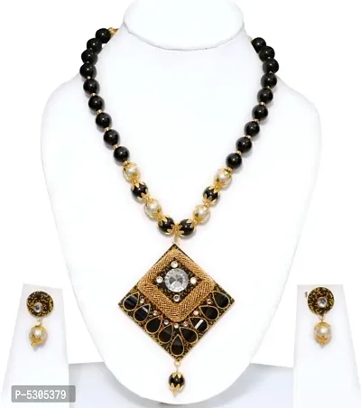 Trendy Brass Jewellery Set for Women-thumb0