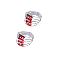 Teo ring for  most beautiful women  multi color ( two ring adjustable)-thumb3