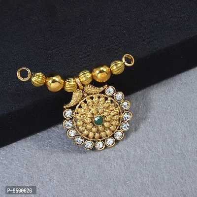 Dazzling Golden Alloy Mangalsutra For Women