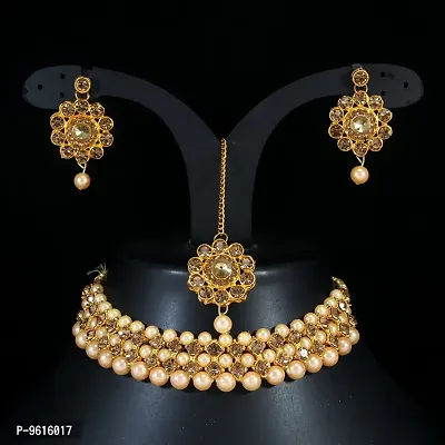 Twinkling Necklace With Earrings Jewellery Set For Women