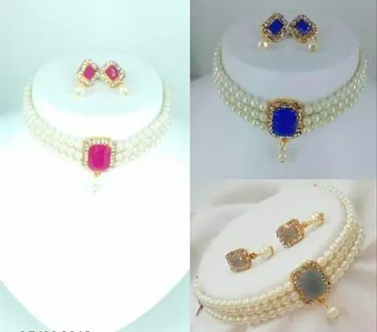 Women Alloy Jewellery Set 