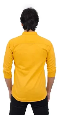 Stylish Slim Fit Cotton Long Sleeves Casual Shirt for Men-thumb1