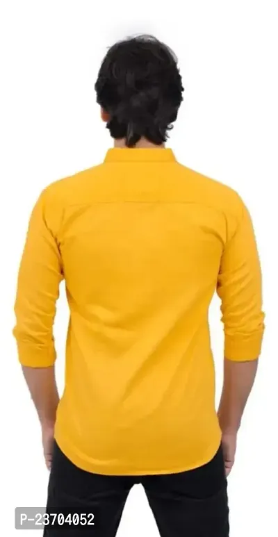 Stylish Slim Fit Cotton Long Sleeves Casual Shirt for Men-thumb2