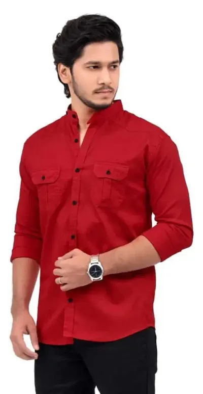 Elegant Cotton Long Sleeves Casual Shirts For Men