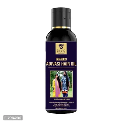 Enjave Adivasi Hair Oil For Hair Growth  Hairfall (100 ml) (Pack Of 2) | Hair Oil For Hair Growth| Hair Oil For Hairfall | Hair Oil For Dandruff Control|-thumb0