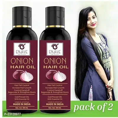Enjave Onion Blackseed Hair oil For Hair Fall Control | onion oil | hair oil | Hair Growth Oil | adivasi herbal oil | red onion hair oil | bal ugane ka tel | argon oil | blackseed oil | pyaj ka oil |
