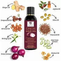 Enjave Onion Blackseed Hair oil For Hair Fall Control | onion oil | hair oil | Hair Growth Oil | adivasi herbal oil | red onion hair oil | bal ugane ka tel | argon oil | blackseed oil | pyaj ka oil |-thumb1