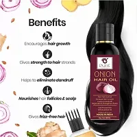 Enjave Onion Blackseed Hair oil For Hair Fall Control | onion oil | hair oil | Hair Growth Oil | adivasi herbal oil | red onion hair oil | bal ugane ka tel | argon oil | blackseed oil | pyaj ka oil |-thumb2