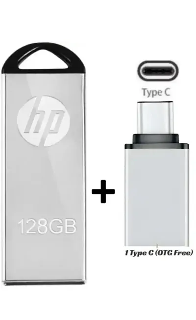 Pendrive USB v220v 128Gb silver c OTG free