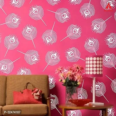 Decorative Self Adhesive Floral Wall Stencils