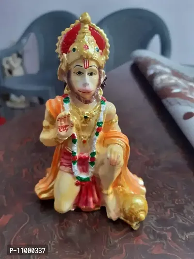 MACMILLAN AQUAFRESH Polyester Colorful Hanuman Ji Statue (Small)